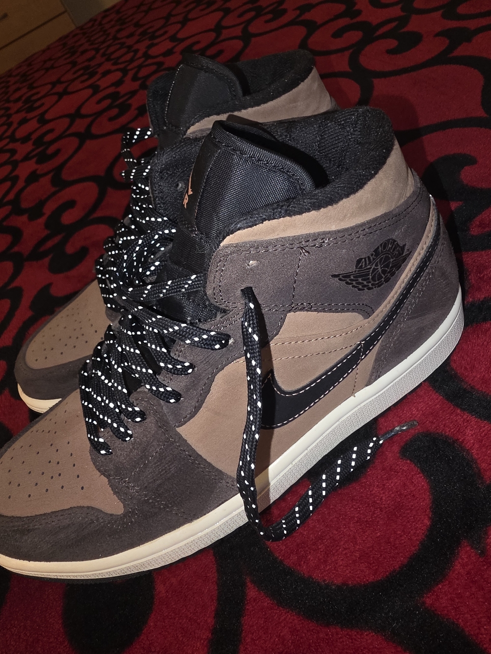 Jordan Mid-Top Dark Chocolate Sneakers - Picture 4 of 5